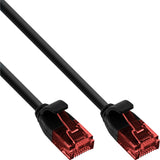 Cable De Red Inline Slim, U/Utp, Cat.6, Negro, 1m