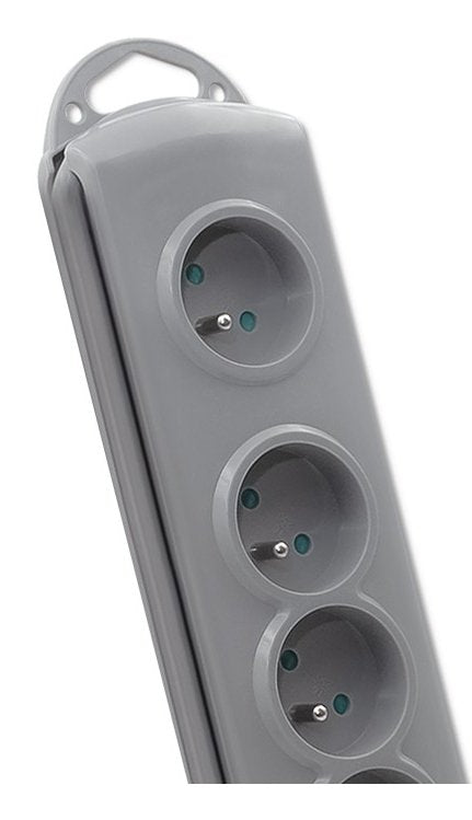 EAN 5901878501994 - Qoltec 50199 base múltiple 5 m 6 salidas AC Interior Gris imagen 6