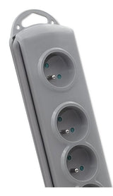 EAN 5901878501994 - Qoltec 50199 base múltiple 5 m 6 salidas AC Interior Gris imagen 6