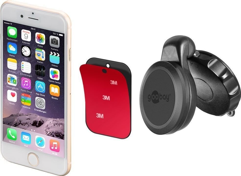 Soporte Universal Magnetico Coche Camión Montaje En Cristal