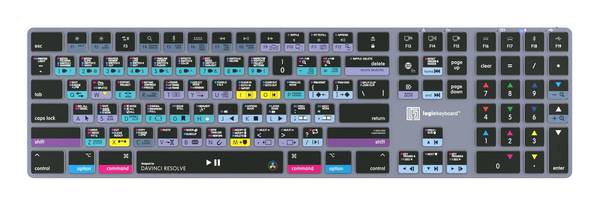 EAN 5707795022044 - Logickeyboard LKB-RESB-TM teclado Oficina Bluetooth QWERTZ Alemán Gris, Titanio imagen 2