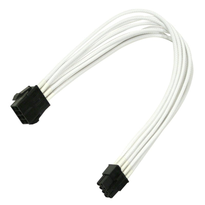 Cable Nanoxia Extensión Pci-E De 8 Pines, 30 Cm, Sencillo, Blanco