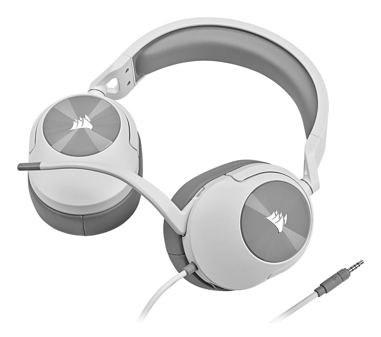 Auricular Corsair Stereo Corsair Hs55 Surround Blanco Gaming Usbca-9011266-Eu