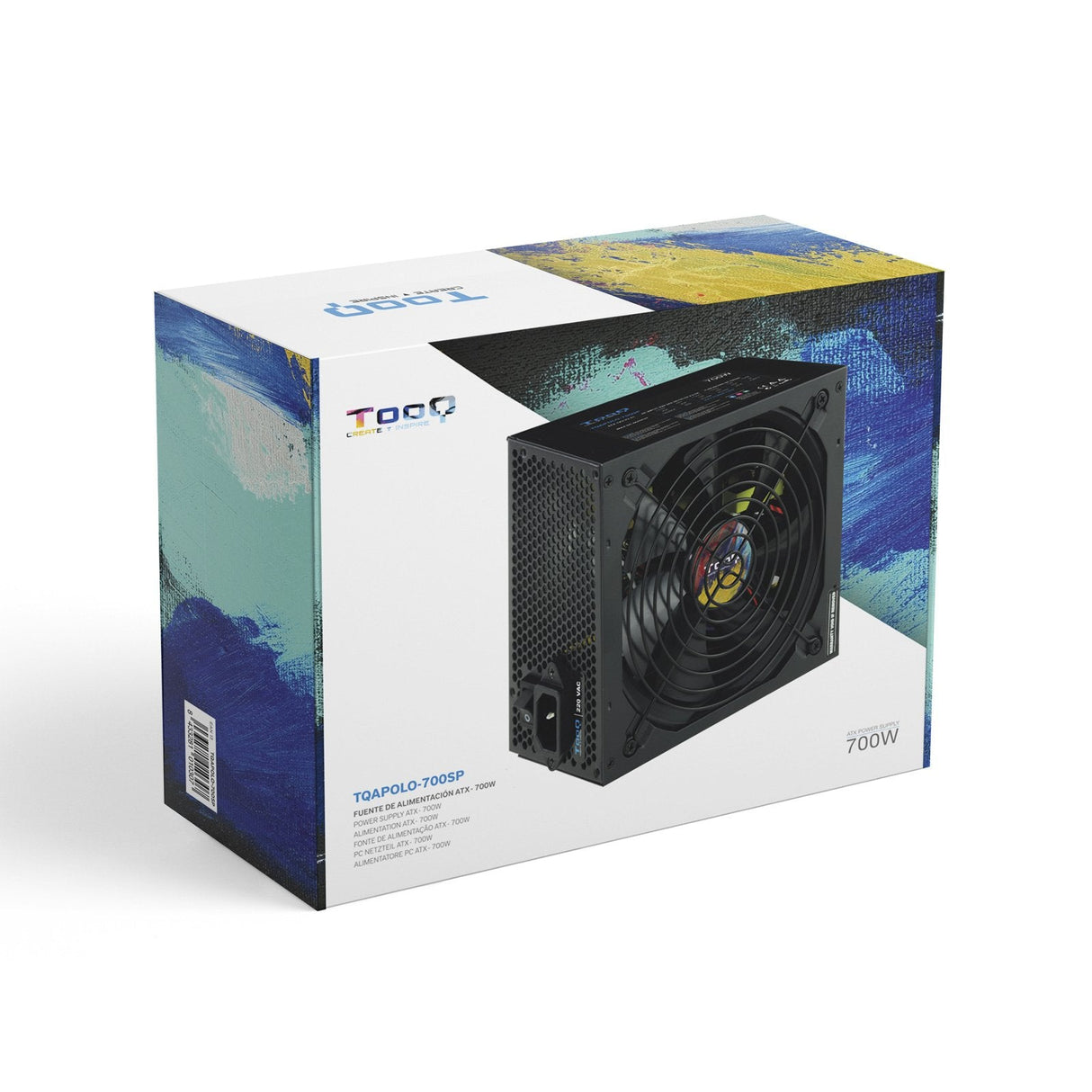 Tooq Fuente De Alimentación Atx 2.3 700w Con Pfc Activo