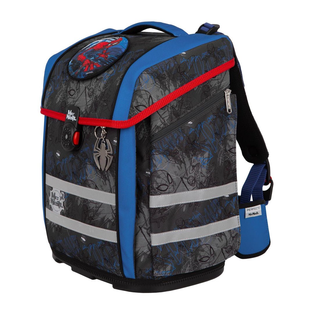 Mcneill Juego De Mochila Escolar Perfecto 5tlg. Marvel-Spider Man