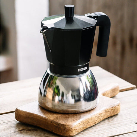 EAN 8435092433801 - Monix M863006 cafetera manual Cafetera italiana 0,37 L Negro imagen 3