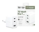 EAN 5715685027598 - PanzerGlass EM31479 cargador de dispositivo móvil Smartphone Blanco Corriente alterna Carga rápida Interi imagen 2