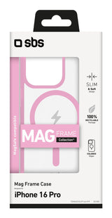 Sbs Magframe Case Iphone 16 Pro Pink