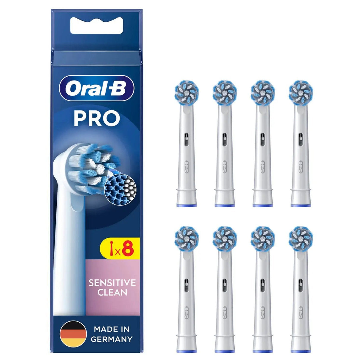 Cabezales De Cepillo Oral-B Pro Sensitive Clean, Paquete De 8