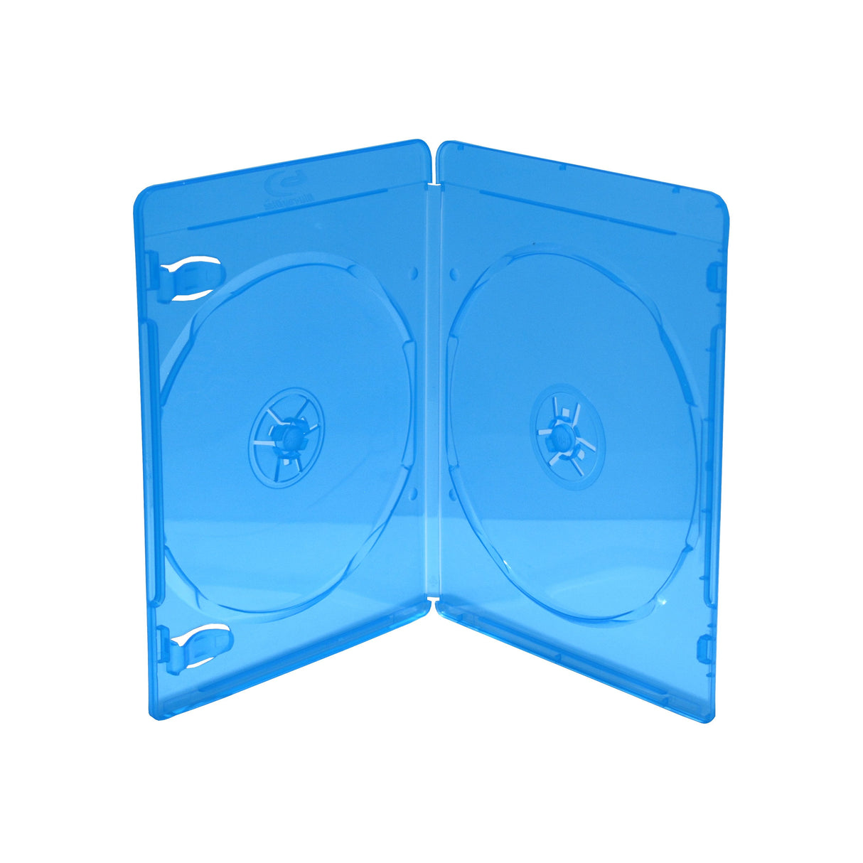 Mediarange Box39-2-50 Funda Para Discos Ópticos Estuche De Plástico Para Blu-Ray 2 Discos Azul, Transparente 50 Uds