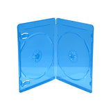 Mediarange Box39-2-50 Funda Para Discos Ópticos Estuche De Plástico Para Blu-Ray 2 Discos Azul, Transparente 50 Uds