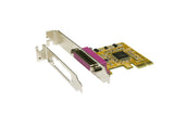 Pci-Express Karte 1p Parallel Asix Chipset Ink. Lowprofile Bügel