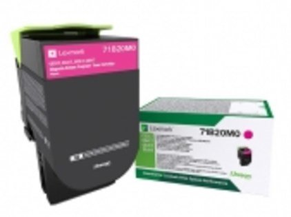 EAN 0734646641890 - Lexmark 71B20M0 cartucho de tóner 1 pieza(s) Original Magenta imagen 1