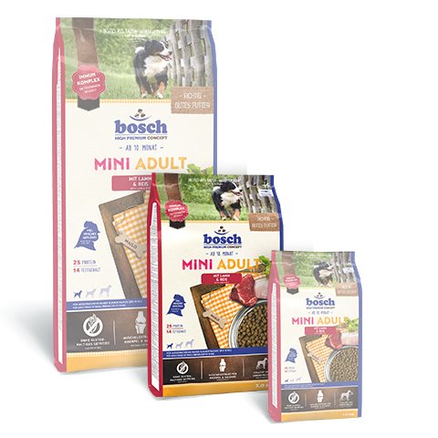 EAN 4015598013055 - Bosch 5205003 comida seca para perros 3 kg Adulto Cordero, Arroz imagen 1