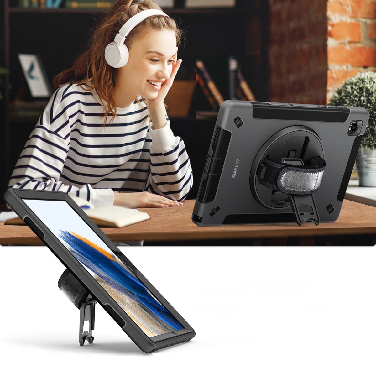 EAN 4252011908257 - 4smarts 540406 funda para tablet 22,1 cm (8.7") Negro imagen 5