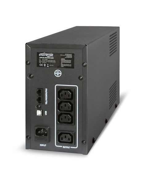 EAN 8716309047814 - Gembird UPS-PC-1202AP sistema de alimentación ininterrumpida (UPS) Línea interactiva 1,2 kVA 720 W 4 sali imagen 5
