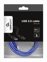 EAN 8716309059237 - Gembird 3m USB 3.0 A M/FM cable USB USB 3.2 Gen 1 (3.1 Gen 1) USB A Azul imagen 3