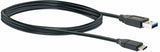 Cable Usb 3.1 Schwaiger, Enchufe: Usb 3.1 1 M, Negro