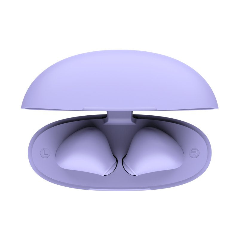 Auriculares Bluetooth Trust Yavi Enc Con Estuche De Carga Morados