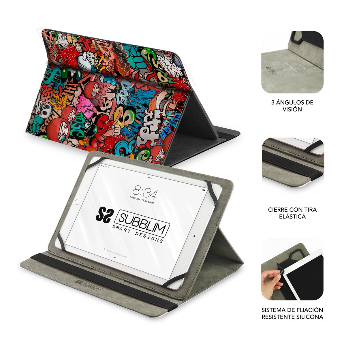 EAN 8436586741402 - SUBBLIM SUB-CUT-4TC010 funda para tablet 27,9 cm (11") Folio imagen 2