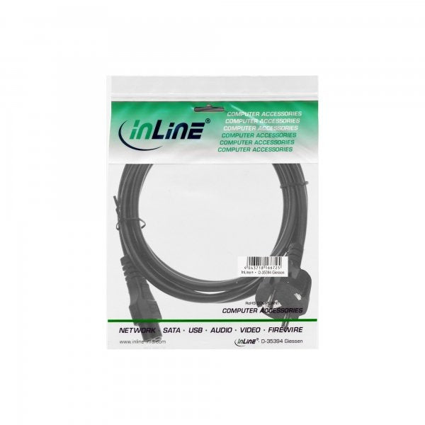 EAN 4043718088379 - InLine 4043718088379 Negro 5 m Enchufe tipo F C5 acoplador imagen 2