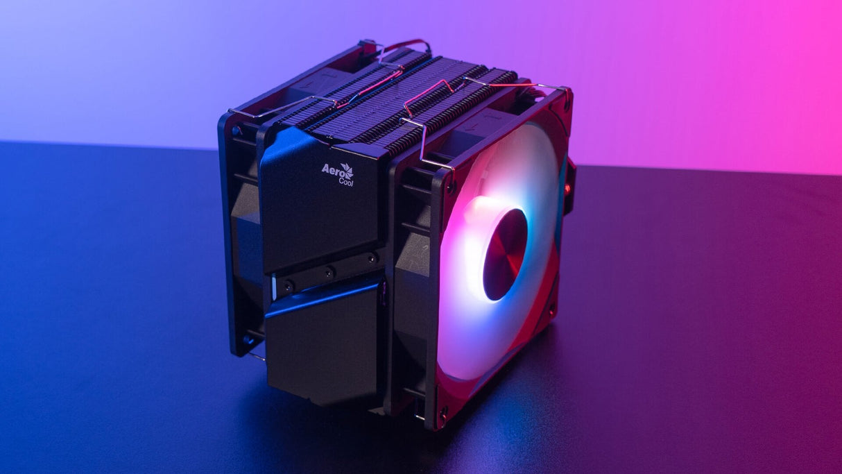 Ventilador Procesador Aerocool Rime 4 Dual Rgb (Negro)