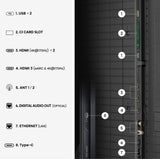 EAN 6942351436241 - Hisense 65UR9S 165,1 cm (65") 4K Ultra HD Smart TV Wifi Gris 3500 cd / m² imagen 12
