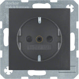 Berker 4723 16 06 Schuko Steckdose B1 Anthrazit