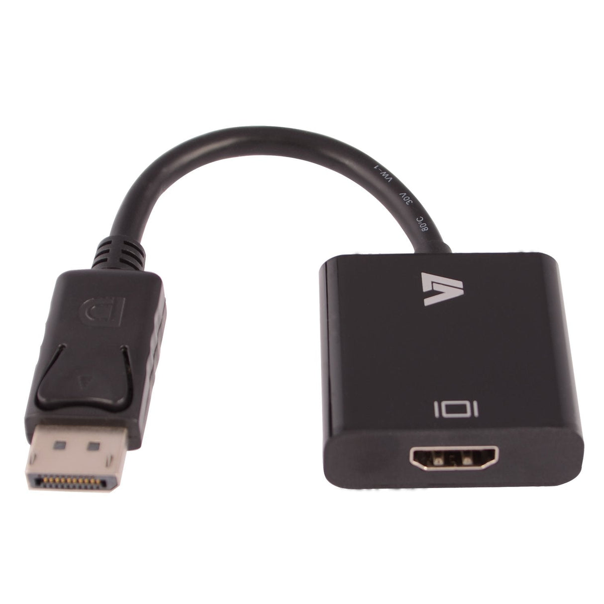 V7 Displayport-Hdmi Adaptador M/F Hd 1080p Av Converter W Led