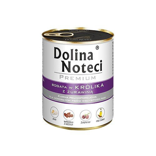 EAN 5902921300052 - Dolina Noteci 5902921300052 alimento húmedo para perros Ternera, Arándano, Cerdo, Conejo Adulto 800 g imagen 1
