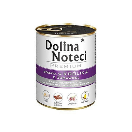 EAN 5902921300052 - Dolina Noteci 5902921300052 alimento húmedo para perros Ternera, Arándano, Cerdo, Conejo Adulto 800 g imagen 1