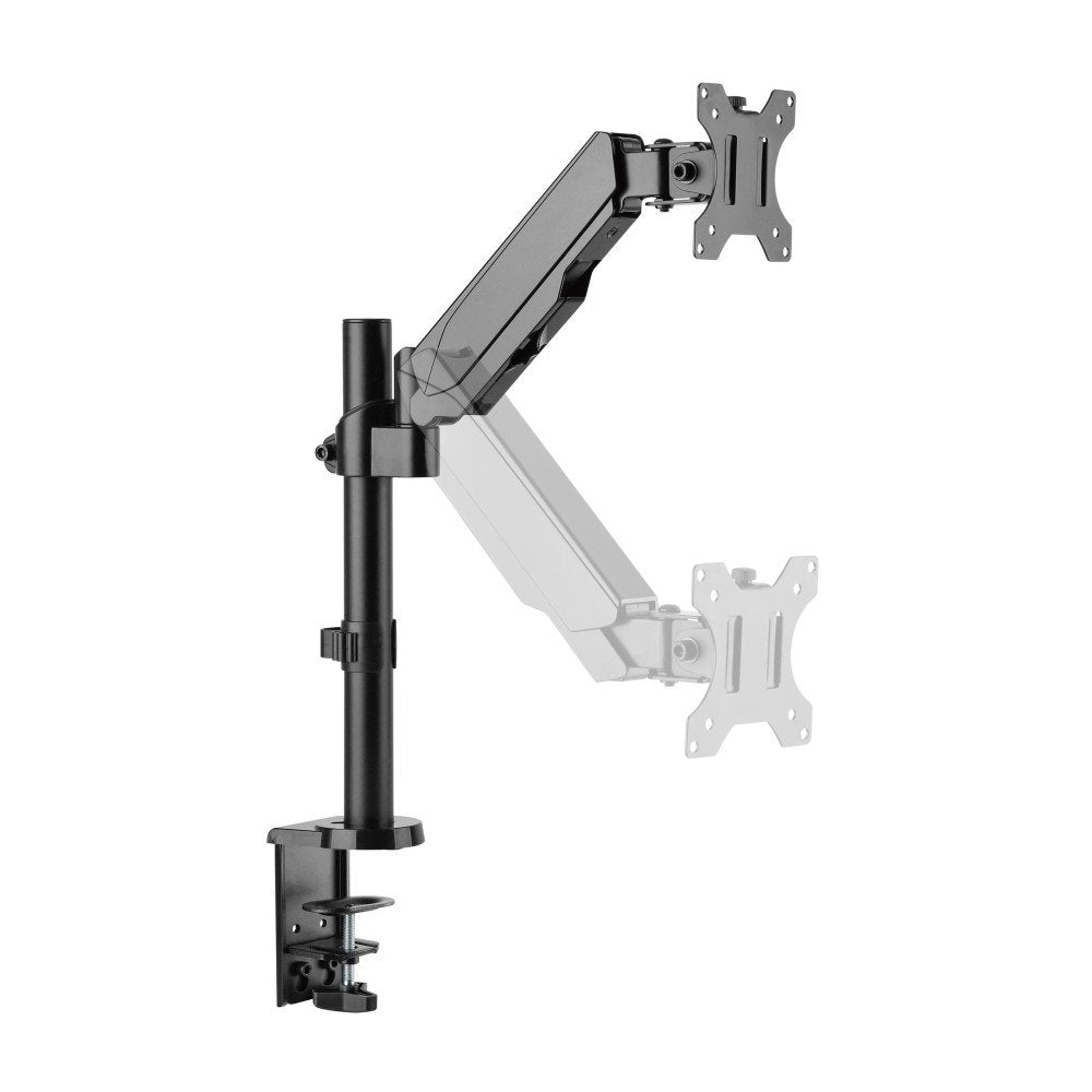 Soporte De Escritorio Giratorio De Resorte De Gas Techly Ica-Lcd 515b Para Monitores Lcd De 17-32", 8kg