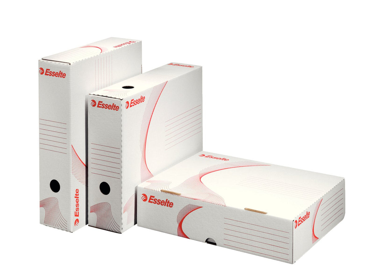 Esselte Archivboxen 25,5 X 32,9 X 8,0 Cm Blanco