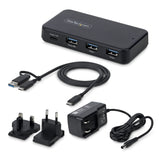 Startech.Com 4-Port Usb-C Und Usb-A Hub 5gbps Eigenstromversorgung 2-In-1 Usb-C & Usb-A Hostcable 1x Usb-C 3x Usb-A 1x Bc 1.2