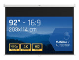 Iggual Pantalla Manual 16:9 92" 203x114 Cm