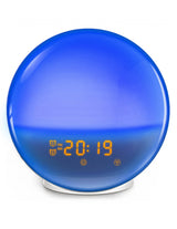 Despertador Inteligente Con Lámpara Rgb Muvit Io Miolamp005 Radio Fm Blanco