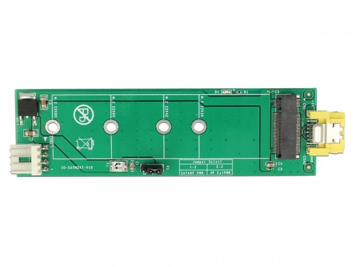 Delock 63917 Convertidor Sata 8 Pines De Potencia Hembra> Ranura M.2 Key B
