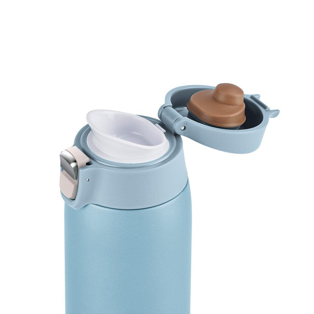 Taza Térmica Ligera Emsa Travel Mug Azul Claro, 0,4 Litros, Tapa Abatible N2151800