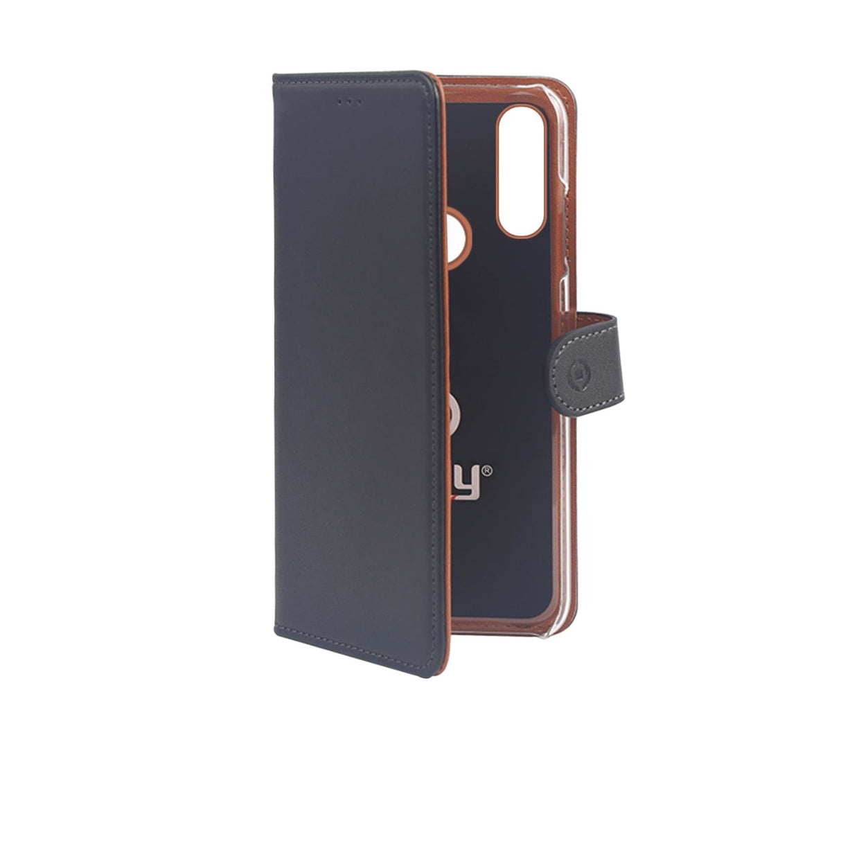 EAN 8021735752080 - Celly Wally funda para teléfono móvil 16 cm (6.3") Funda cartera Negro imagen 1