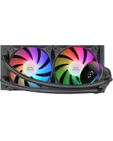 Refrigeracion Liquida Frgb Ml-Lcd 240 Negro Mars Gaming Intel Lga 2066/ 2011/ 1700/ 1200/ 1156/ 1155/ 1151/ 1150 / Amd Am5/ Am4/ Am3+/ Am3/ Am2+/ Am2/ Fm2/ Fm1/ Pantalla Lcd/ 2x120mm/ Iluminación Argb/ Tdp Hasta 500w