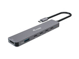 EAN 4015867242957 - Equip 133500 base para portátil y replicador de puertos Alámbrico USB 3.2 Gen 1 (3.1 Gen 1) Type-C Gris imagen 1