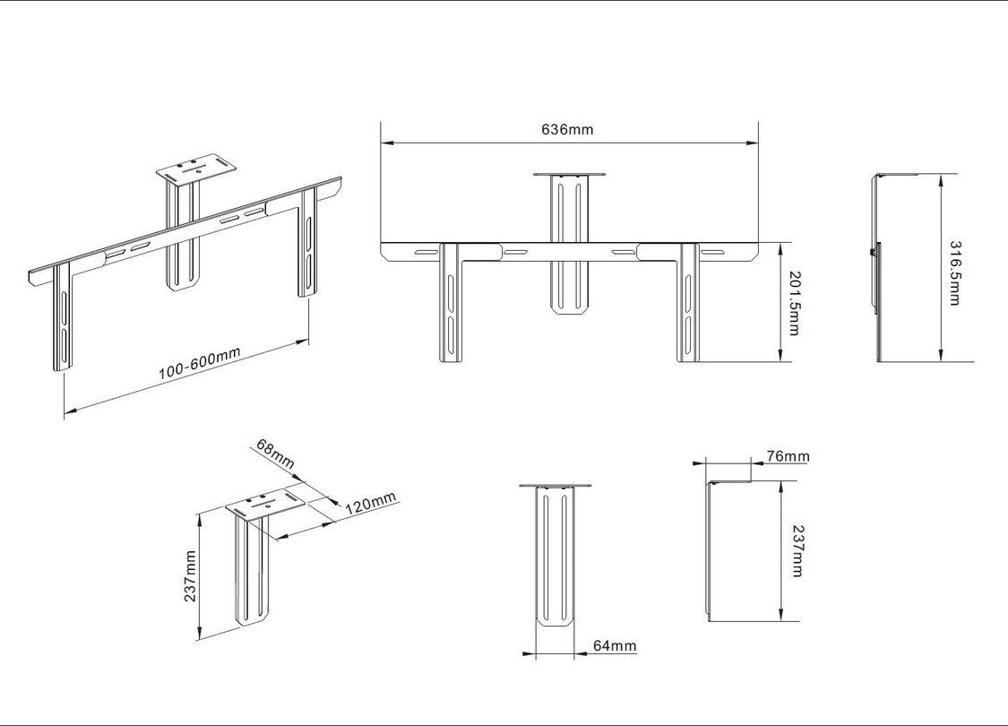 M Universal Camera Holder  55"-110"