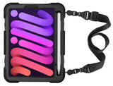 Funda Reforzada 3m Con Asa 360 + Stand + Bandouliere Para Apple Ipad Mini 6 (2021 - 2023) / Mini 7 (2024) - Eiger®