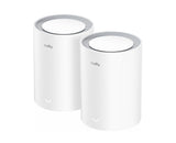 Cudy Ax3000 Pack De 2 Sistemas Wifi 6 Mesh Ax3000 2.5g Dual Band - Admite Ancho De Banda De 20/40/80/160mhz - 1x Puerto