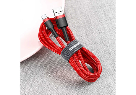 EAN 6953156278165 - Baseus Cafule cable USB USB 2.0 0,5 m USB A USB C Rojo imagen 3