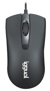 Iggual Ratón Óptico Com-Business-1200dpi Negro