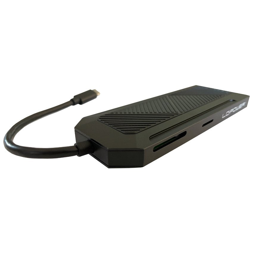 EAN 4260070129100 - LC-Power LC-HUB-C-MULTI-6-RGB hub de interfaz USB 3.2 Gen 2 (3.1 Gen 2) Type-C 5000 Mbit/s Negro imagen 6