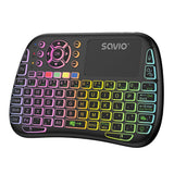 EAN 5901986048695 - Savio SAVMKW-04 teclado para móvil QWERTY Inglés de EE. UU. USB Tipo C Negro imagen 2