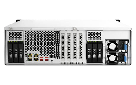 EAN 4711103082263 - QNAP TS-H2287XU-RP NAS Bastidor (3U) Intel Xeon E E-2378 64 GB DDR4 0 TB QuTS hero Negro, Blanco imagen 6