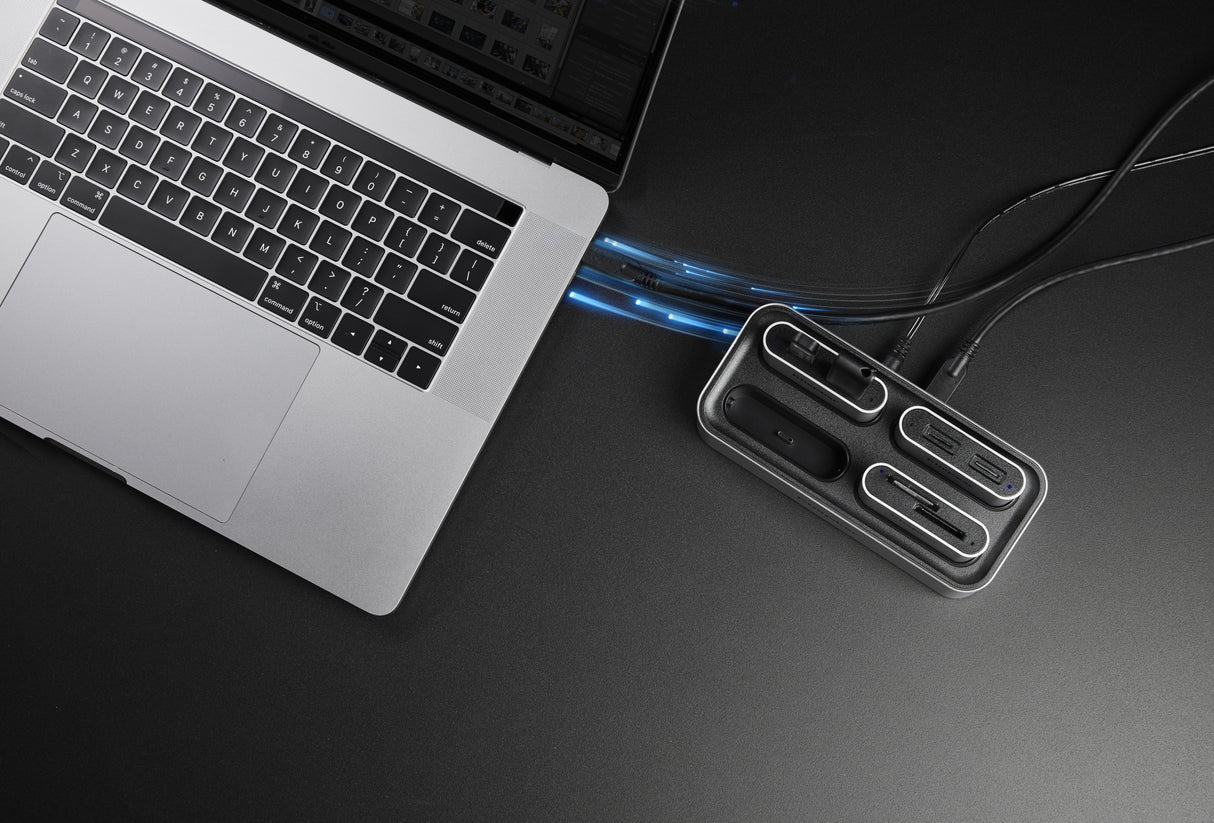 EAN 740617307733 - Kingston Technology Workflow Station USB 3.2 Gen 2 (3.1 Gen 2) Type-C Negro, Plata imagen 10